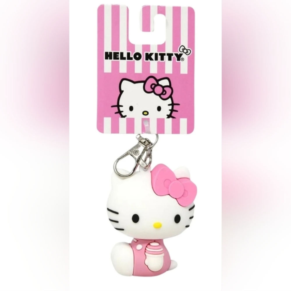 Hello Kitty Pink and White Charm